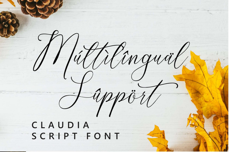 claudia-script-font