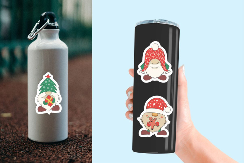 cute-santa-gnome-stickers-christmas-gnome-printable-sticker