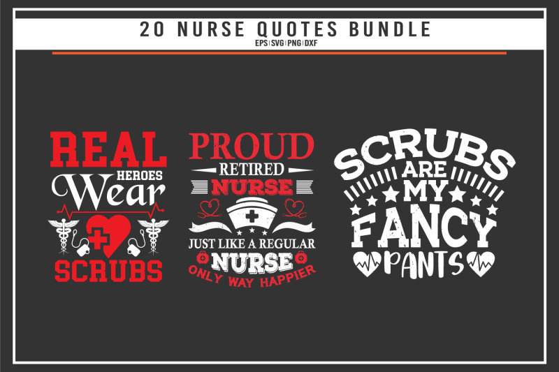 nurse-quotes-t-shirt-design-bundle