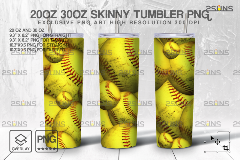 20oz-dirty-softball-skinny-tumbler-seamless-design-sublimation-design