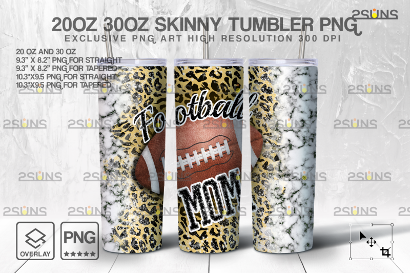 20oz-football-mom-skinny-tumbler-seamless-design-sublimation-design