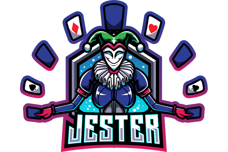 jester-esport-mascot-logo-design