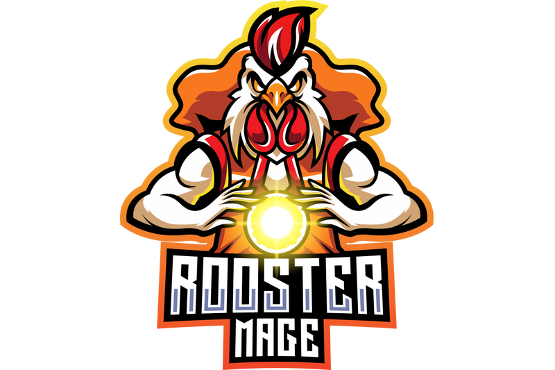 rooster-mage-esport-mascot-logo-design