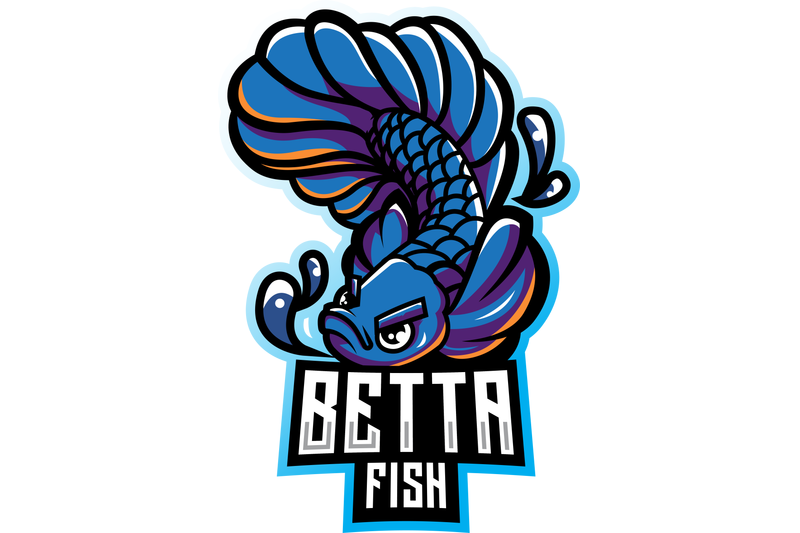 betta-fish-esport-mascot-logo