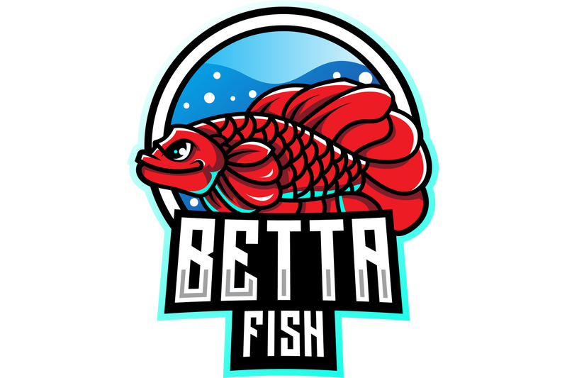 betta-fish-esport-mascot-logo