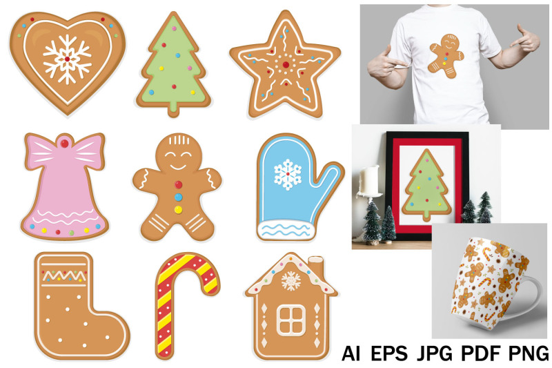 christmas-ginger-cookies-festive-clipart