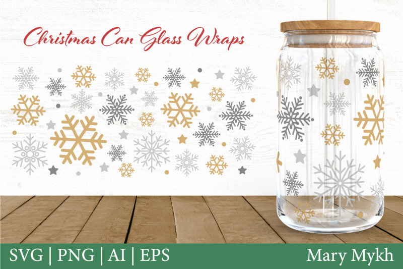 snowflake-16oz-libbey-glass-can-cutting-files-svg-png-files