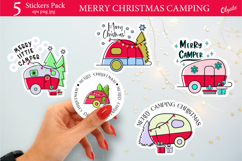 christmas-sticker-pack-png-camping-christmas-stickers-png