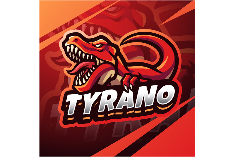 tyrano-esport-mascot-logo-design