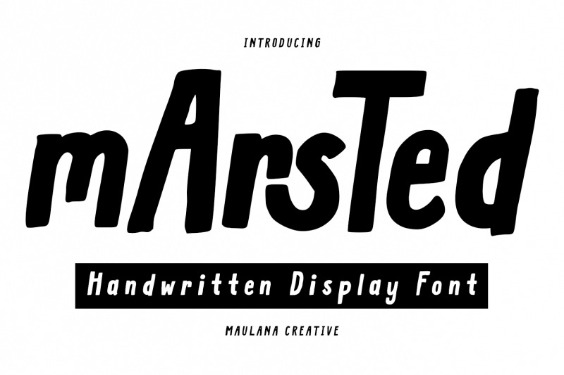 marsted-handwritten-display-font