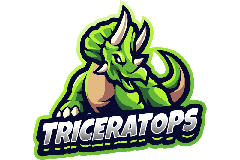 triceratops-esport-mascot-logo-design