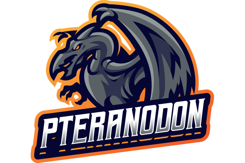 pteranodon-esport-mascot-logo-design