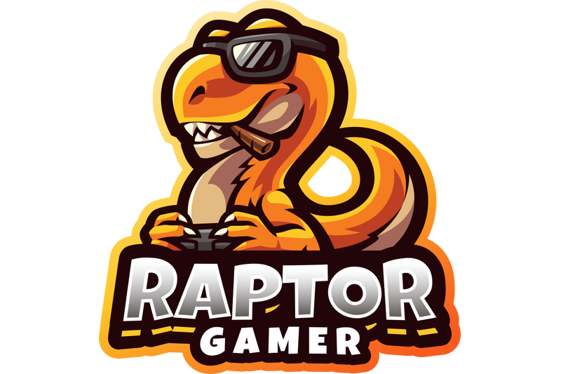 raptor-gamer-esport-mascot-logo-design