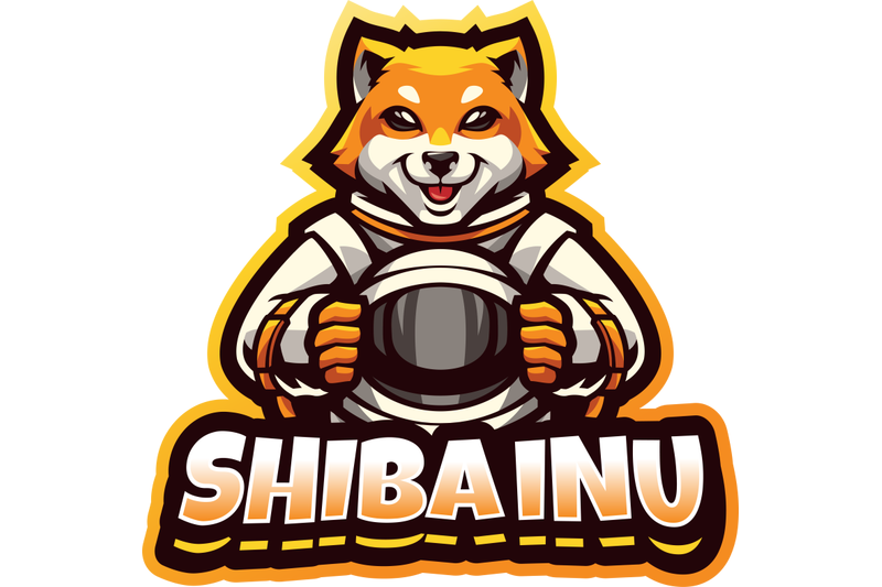 space-shibainu-esport-mascot-logo-design