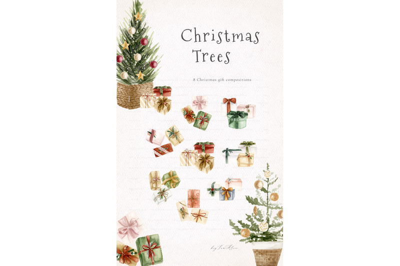 christmas-trees-composition-set