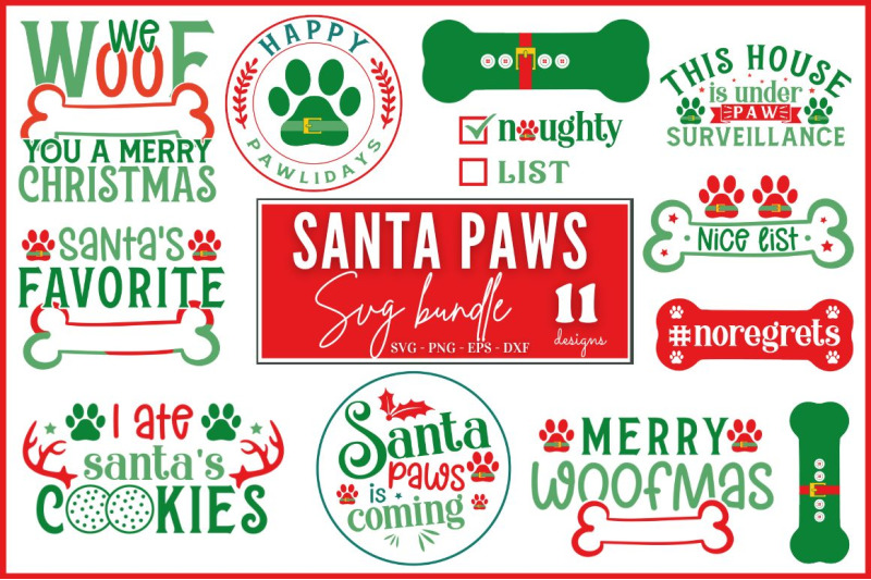 santa-paws-svg-bundle