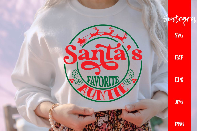 santa-039-s-favorite-auntie-svg