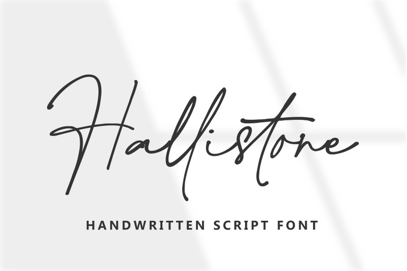 hallistone-handwritten-font