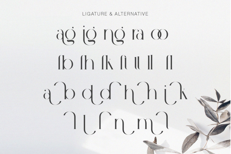mallnote-beauty-ligature-typeface