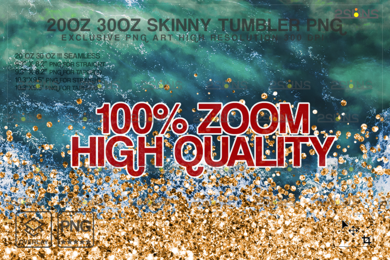 20oz-sea-gold-glitter-skinny-tumbler-seamless-design-sublimation-png