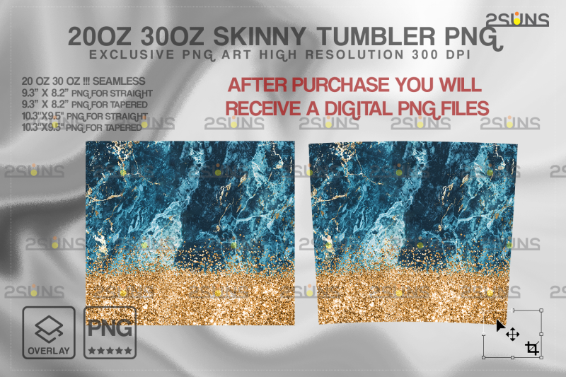 20oz-sea-gold-glitter-skinny-tumbler-seamless-design-sublimation-png