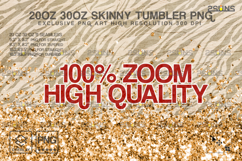 20oz-glitter-gold-fur-africa-skinny-tumbler-seamless-digital-design