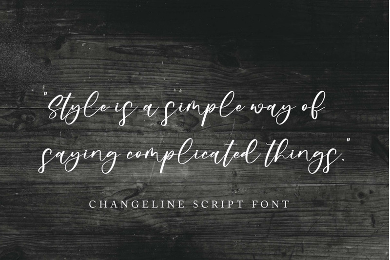 changeline-script-font
