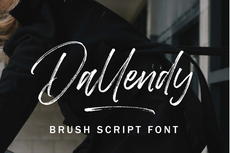dallendy-brush-font