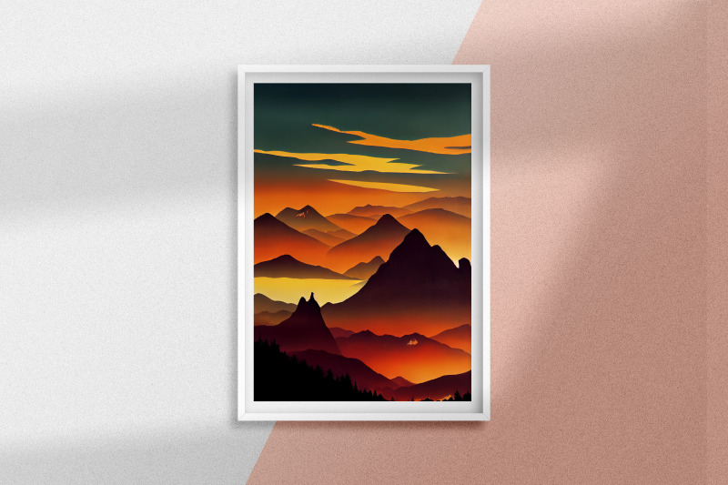 sunset-on-mountain-background-bundle