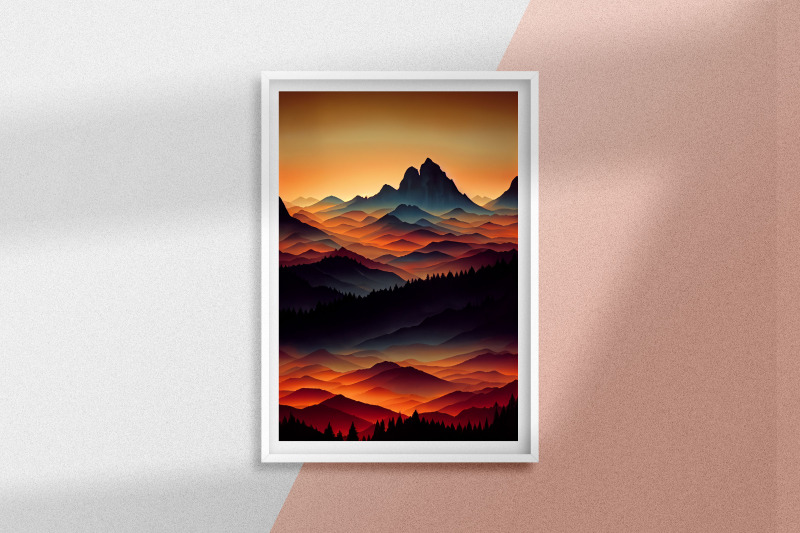 sunset-on-mountain-background-bundle