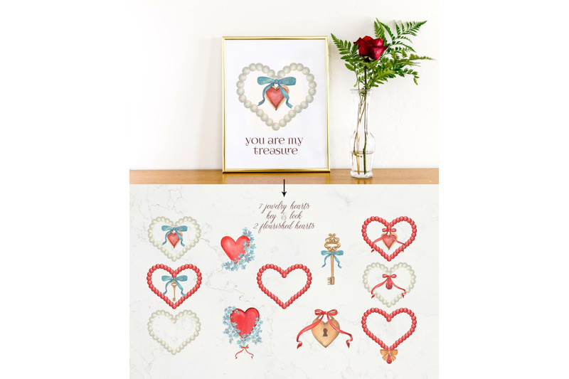 forget-me-not-antique-valentines-collection-cupid-clipart