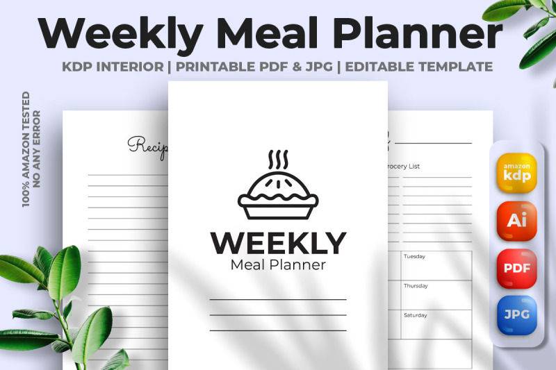 weekly-meal-planner-kdp-interior