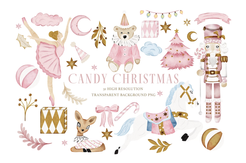 candy-christmas-clipart-set-sweet-holiday-watercolor