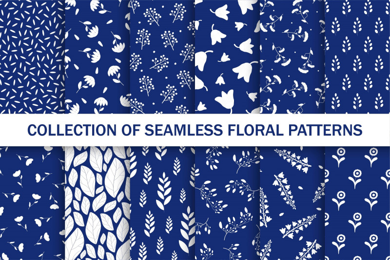 seamless-blue-floral-patterns