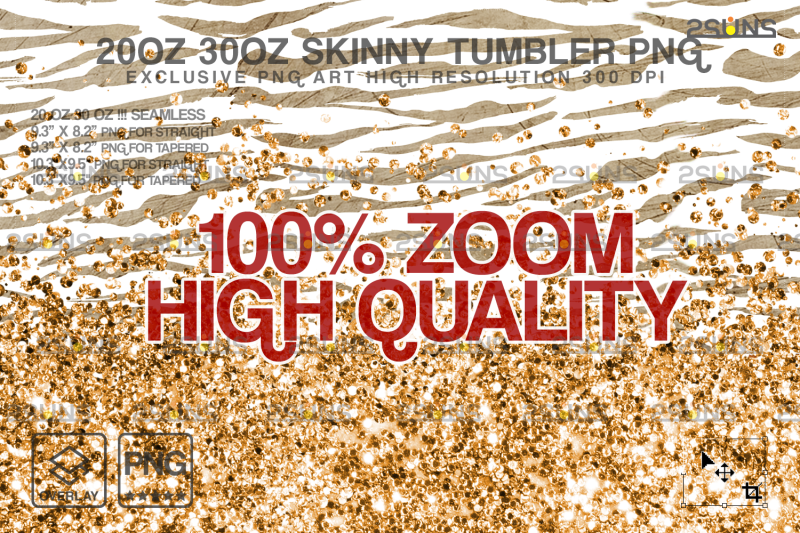 20oz-glitter-gold-fur-africa-skinny-tumbler-seamless-digital-design