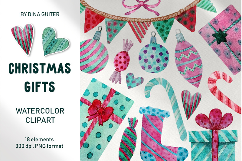 watercolor-christmas-gifts-clipart