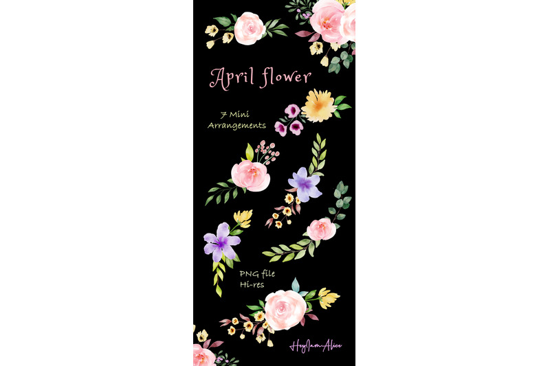 april-flower-full-set