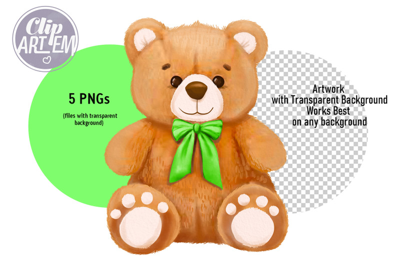 cute-green-boy-bear-clip-art-5-png-watercolor-images