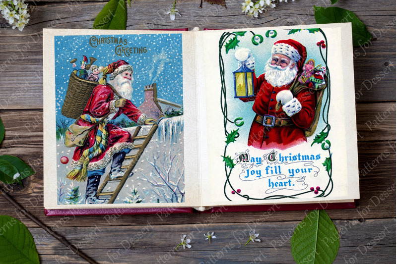 vintage-santa-christmas-cards