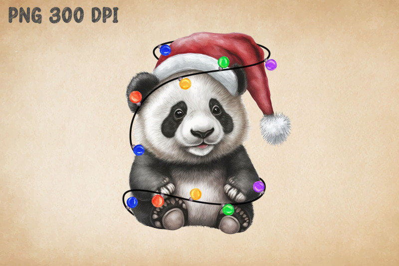 cute-panda-happy-christmas-watercolor