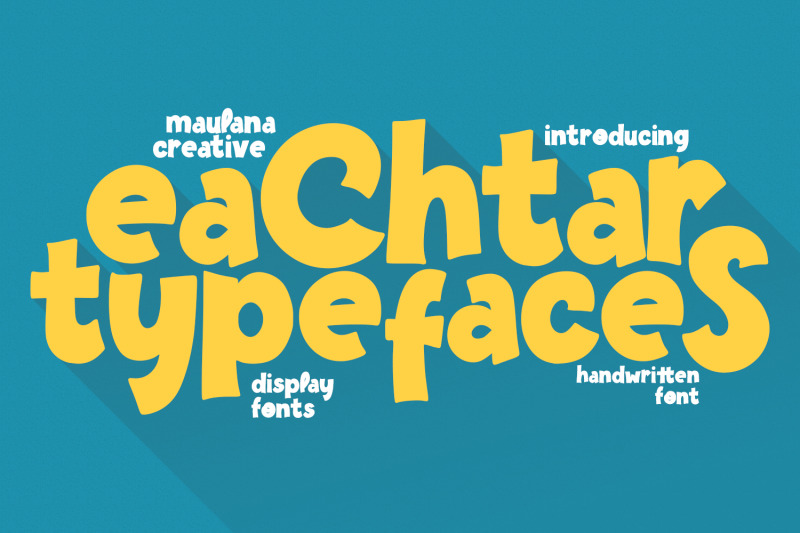 eachtar-typefaces-display-handwritten-font