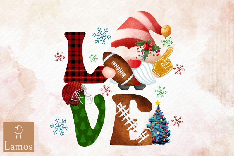 love-football-santa-christmas