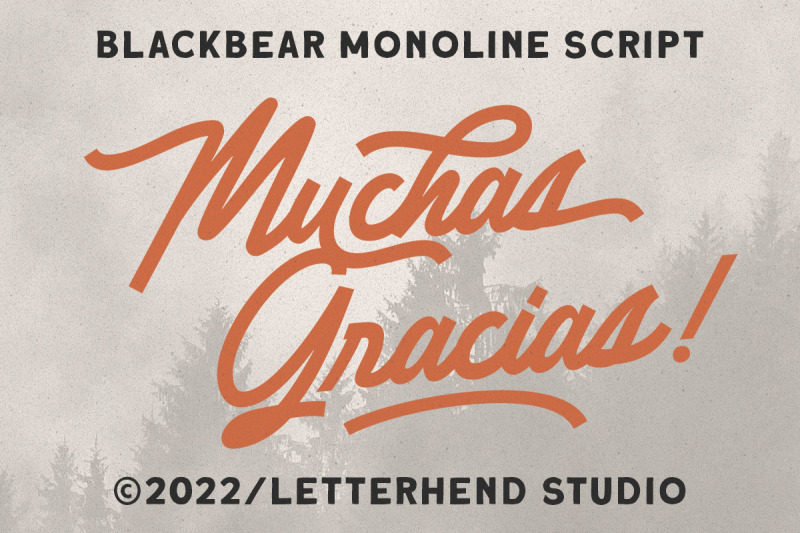 blackbear-monoline-script
