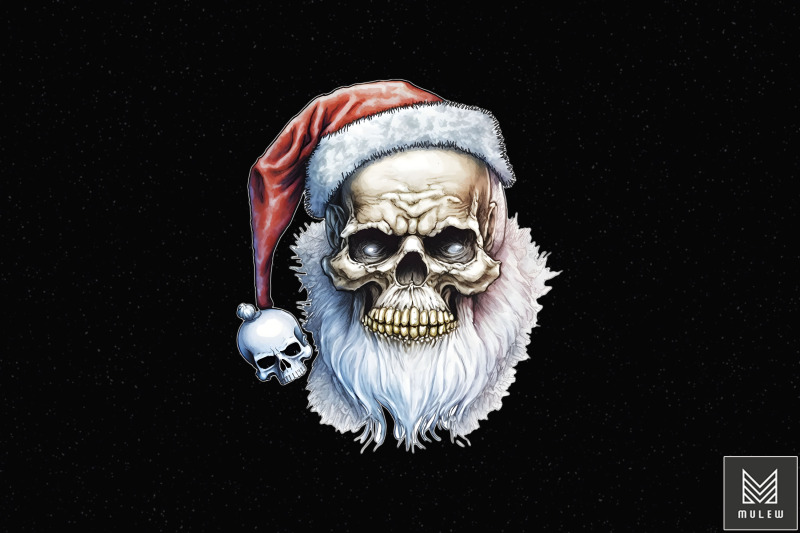 badass-santa-claus-skull-happy-xmas