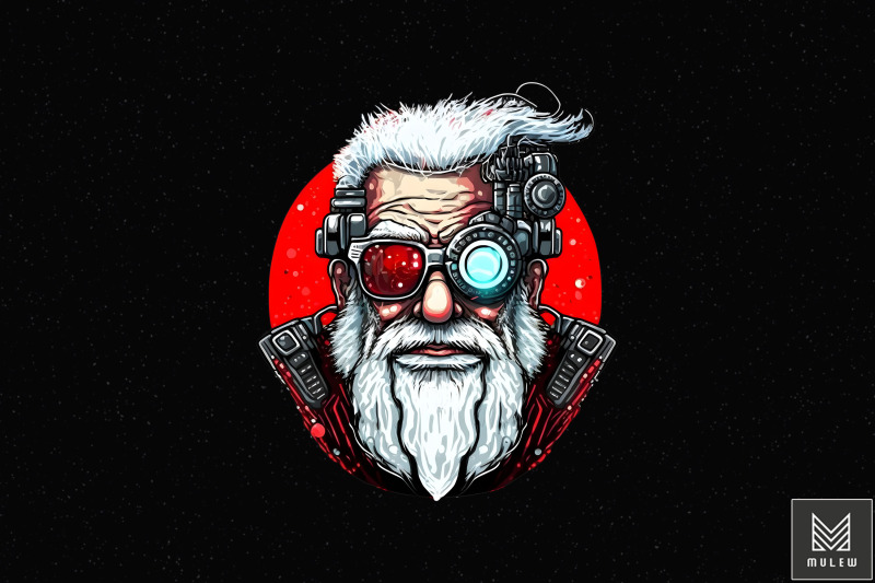 cyberpunk-style-santa-claus-christmas