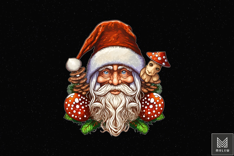 hippie-santa-claus-amp-mushroom-christmas