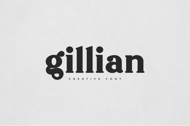gillian-creative-font