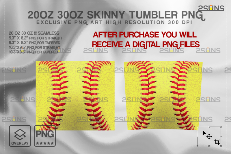 20oz-softball-mom-skinny-tumbler-seamless-design-sublimation