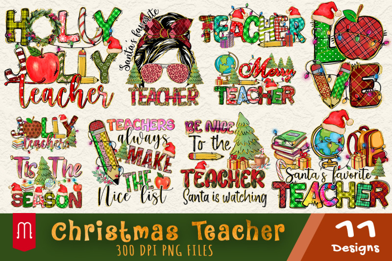 christmas-teacher-sublimation-bundle