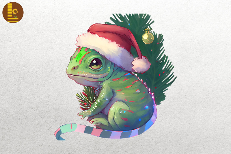 baby-iguana-in-santa-hat-christmas